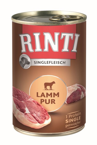 Rinti Singlefleisch Lamm Pur 400g