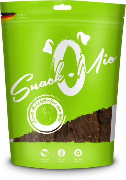 SnackOMio - zarte Fleischstreifen vom Wild 125g