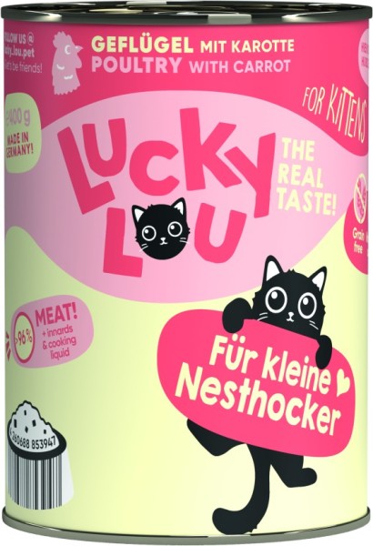 Lucky Lou Dose Lifestage Kitten Geflügel 400g