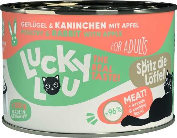 Lucky Lou Dose Lifestage Adult Geflügel + Kaninchen