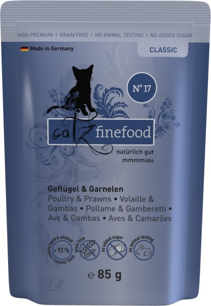 Catz finefood No. 17 Geflügel & Garnele 85g