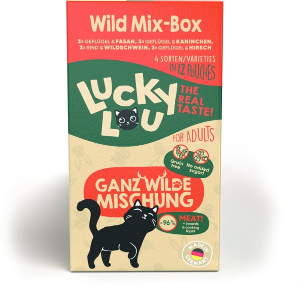 Lucky Lou PB Lifestage Adult Wild-Mix 12x125g