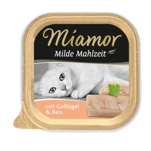 Miamor Milde Mahlzeit Geflügel & Reis 100g