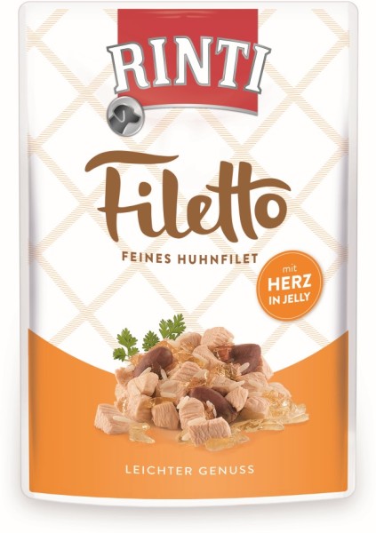 Rinti Filetto Jelly Huhnfilet mit Herz 100g