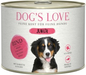 DOG'S LOVE JUNIOR Rind 200g