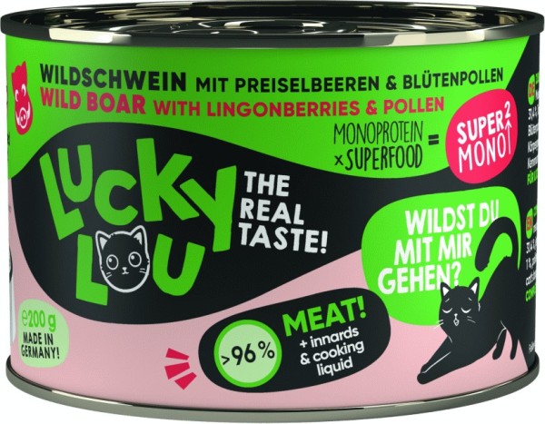 Lucky Lou Dose SuperMono Wildschwein 200g