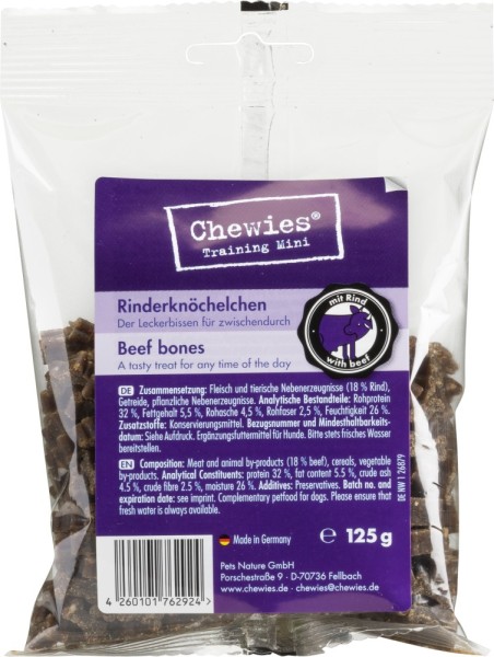 Chewies Rinderknöchelchen mini 125g