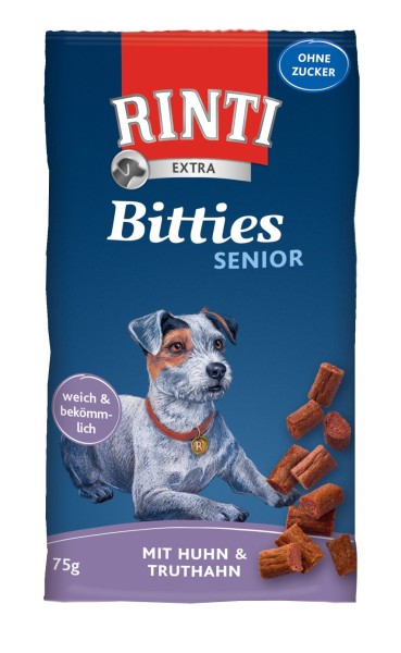 Rinti Bitties Senior Huhn & Truthahn 75g