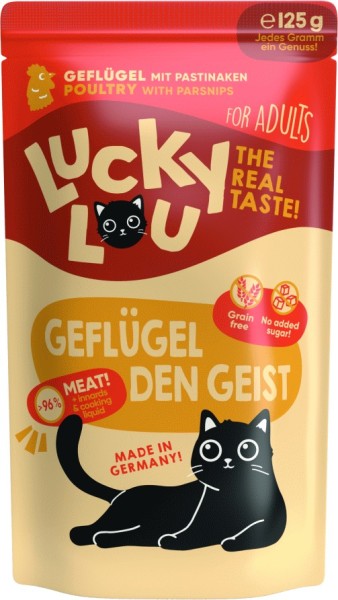 Lucky Lou PB Lifestage Adult Geflügel 125g