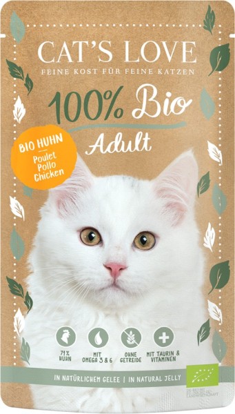 CAT'S LOVE ADULT BIO Huhn 100g