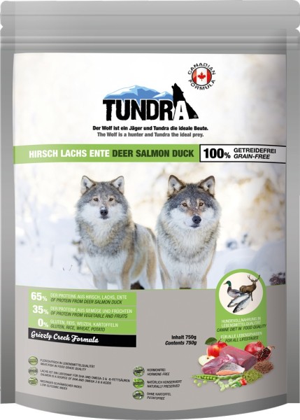 Tundra Hirsch, Ente & Lachs - Grizzly Creek 750g