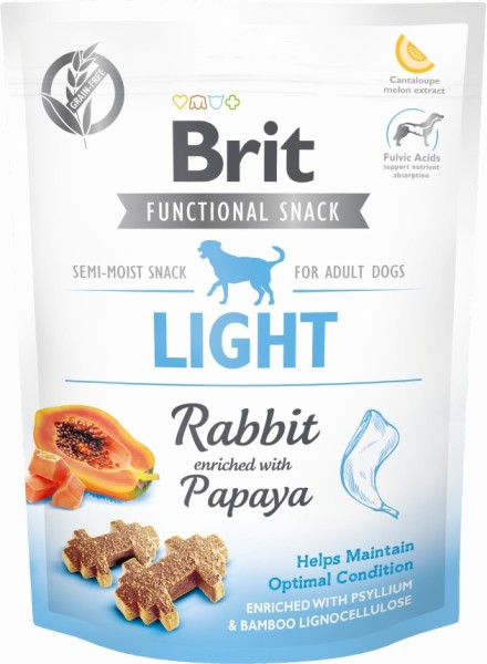 Britt Functional Snack Light Rabbit + Papaya 150g