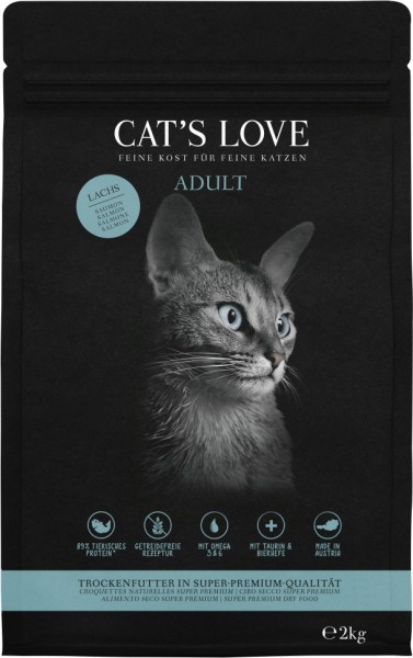 CAT'S LOVE TROCKEN ADULT Lachs 2kg