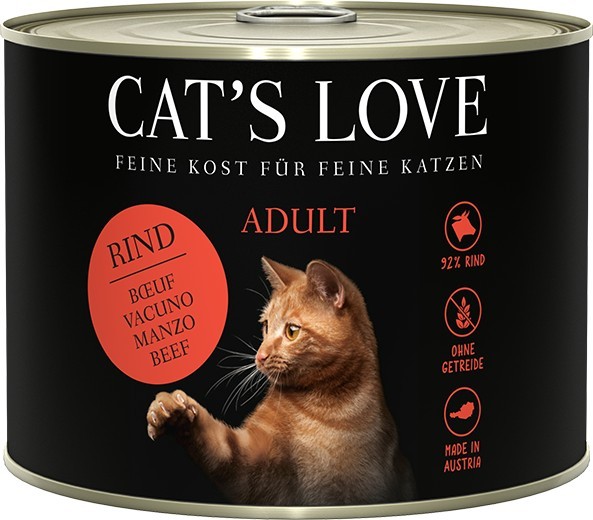 CAT'S LOVE Rind Pur 200g