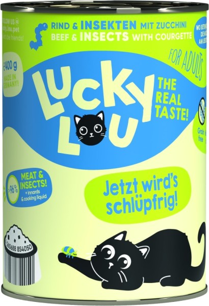 Lucky Lou Dose Lifestage Adult Rind + Insekten 400g