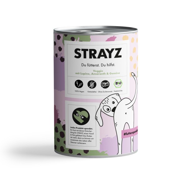 STRAYZ Hund EF Veg BIO 400gD