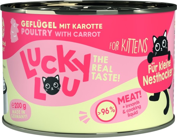 Lucky Lou Dose Lifestage Kitten Geflügel 200g